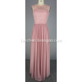 Blush Pink Bridesmaid Dress Formal Prom Dress